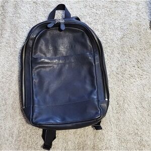 Coach | Bags | Rare Coach Atari Backpack Leather Grain Black Red | Poshmark